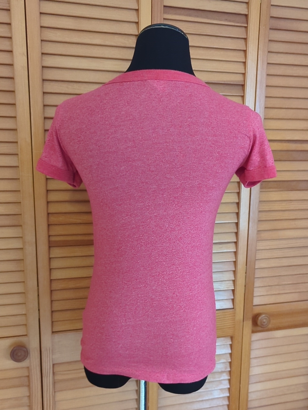 Alternative Apparel Earth Short Sleeve T-shirt Size Small Heather Red Cotton Tee - Picture 2 of 9